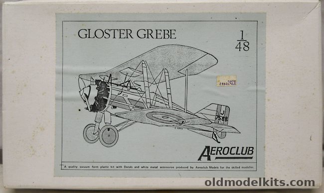 Aeroclub 1/48 Gloster Grebe plastic model kit